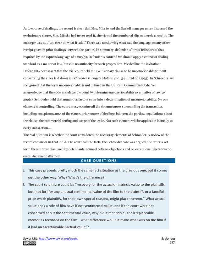 Business Law and the Legal Environment - Page 757